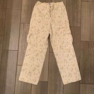 BDG Urban Outfitters White Floral Pants
